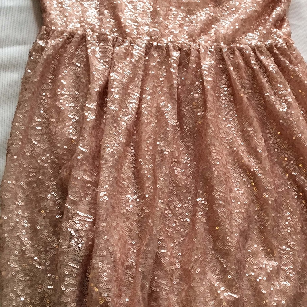 Pink Sequined Dress